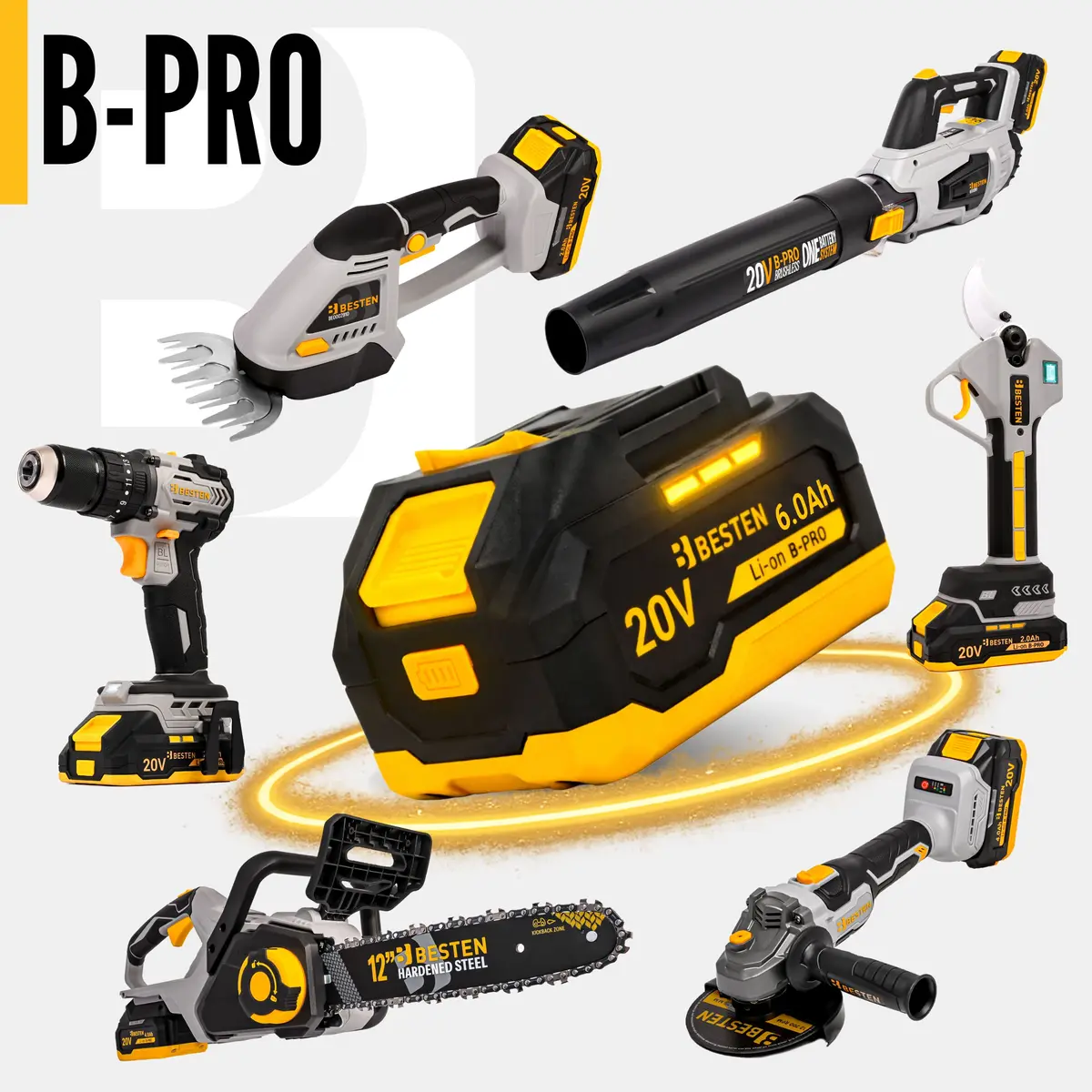 Akumulator BESTEN B-PRO 20V 6000 mAh system b-pro